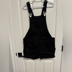 Indigo Blue Black Maternity Overalls